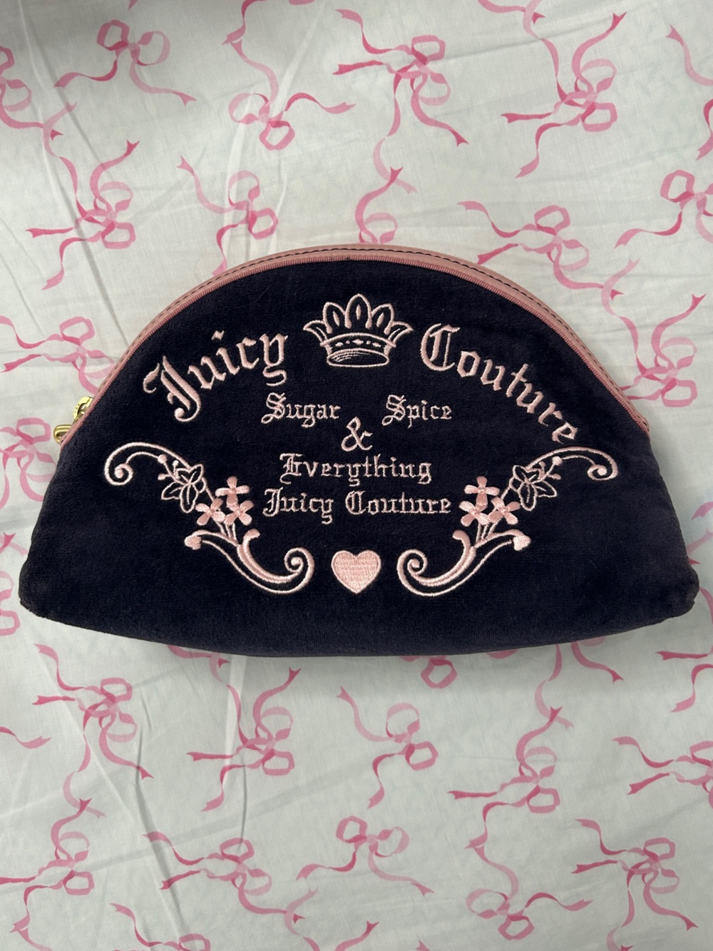 Vintage Juicy Couture Makeup Pouch